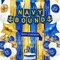 Navy Party Decorations, Blue Gold Naval Military Banner, Navy Bound Themed Cake Topper、Sash、Ballons、Curtain,Star Balloons Supply , Farewell Party Welcome Boot Camp Bound Decorations